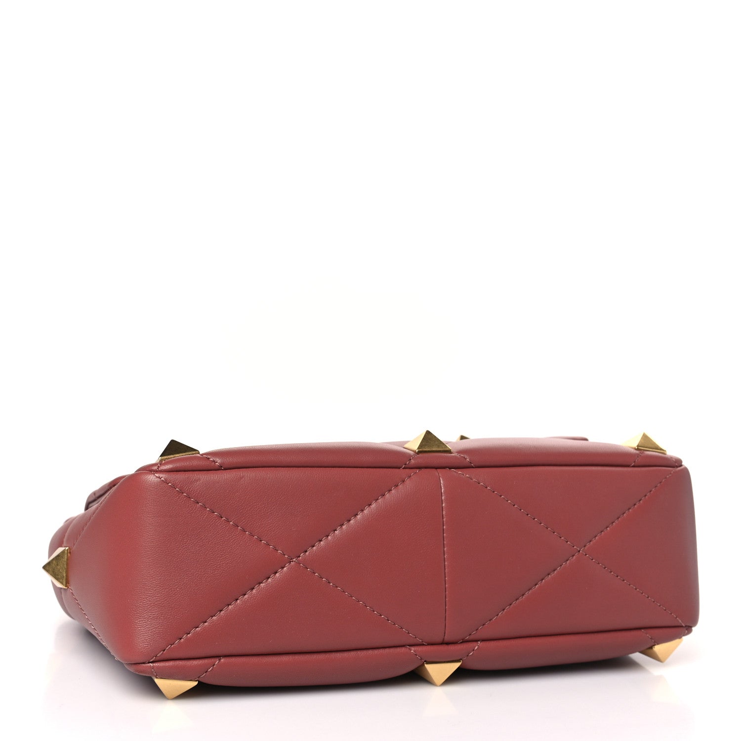 Valentino Garavani Nappa Large Roman Stud Shoulder Bag Gingerbread 4 of 8