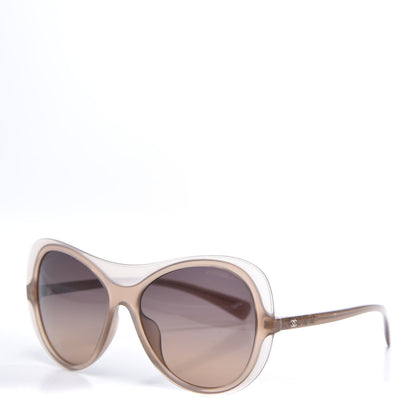 Chanel Oval Sunglasses 5389-A Light Brown 1 of 8