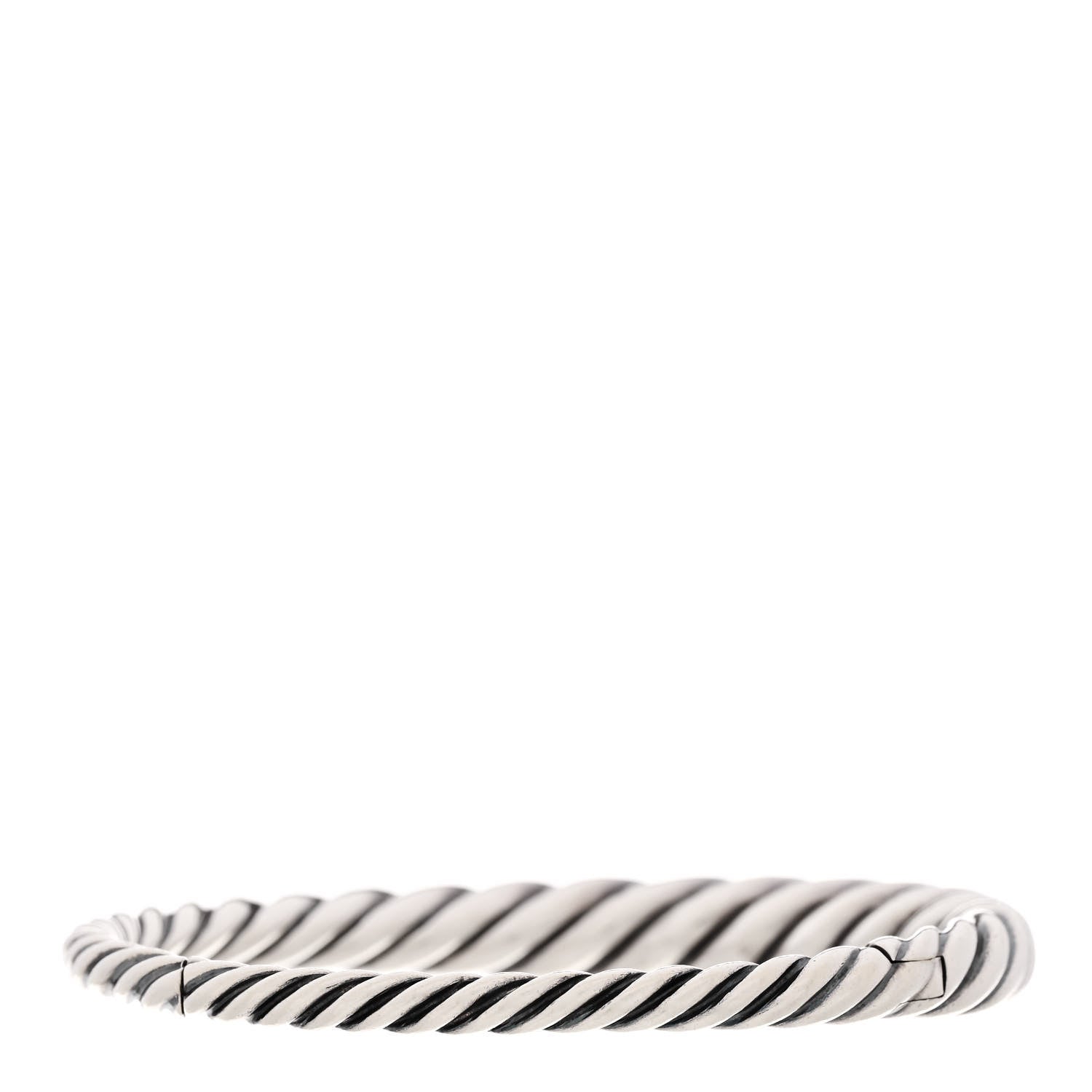 David Yurman Sterling Silver 9.5mm Pure Form Cable Bracelet 2 of 4