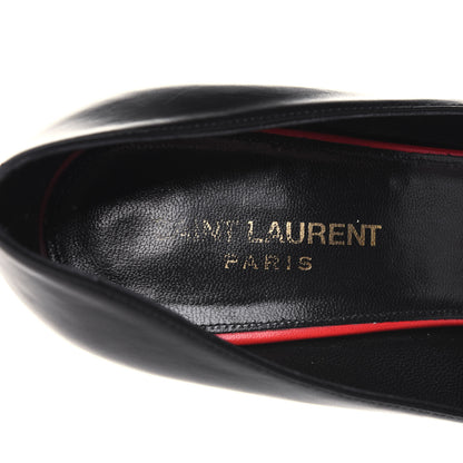 Saint Laurent Calfskin Anja 85 Pumps 40 Black 7 of 11