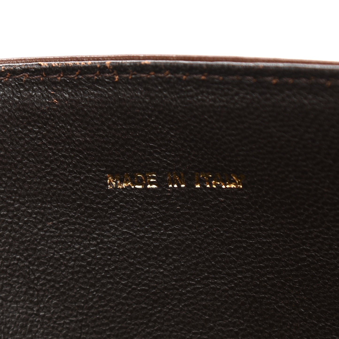 Lambskin Quilted CC Single Flap Brown