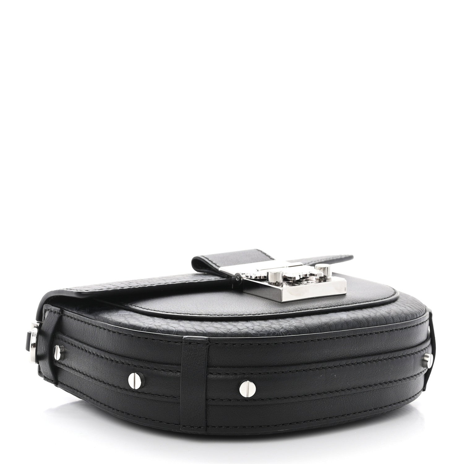 MCM Visetos Mini Patricia Crossbody Belt Bag Black 4 of 9