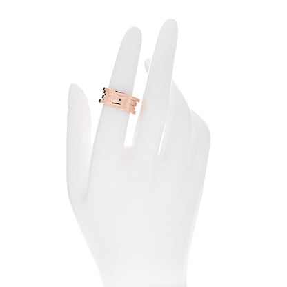 Bulgari 18K Rose Gold B.Zero1 Three-Band Ring 52 6 2 of 7