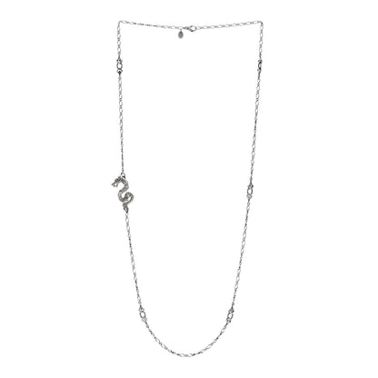 John Hardy Sterling Silver Legends Naga Dragon Station Necklace 36" 2 of 4