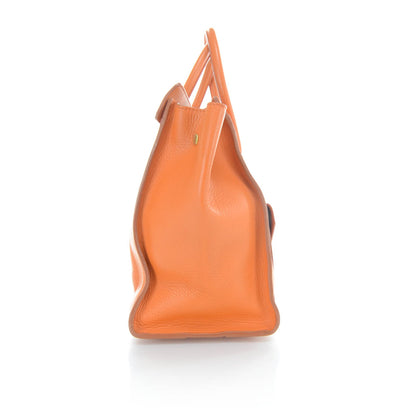Celine Smooth Calfskin Mini Envelope Luggage Orange 6 of 12