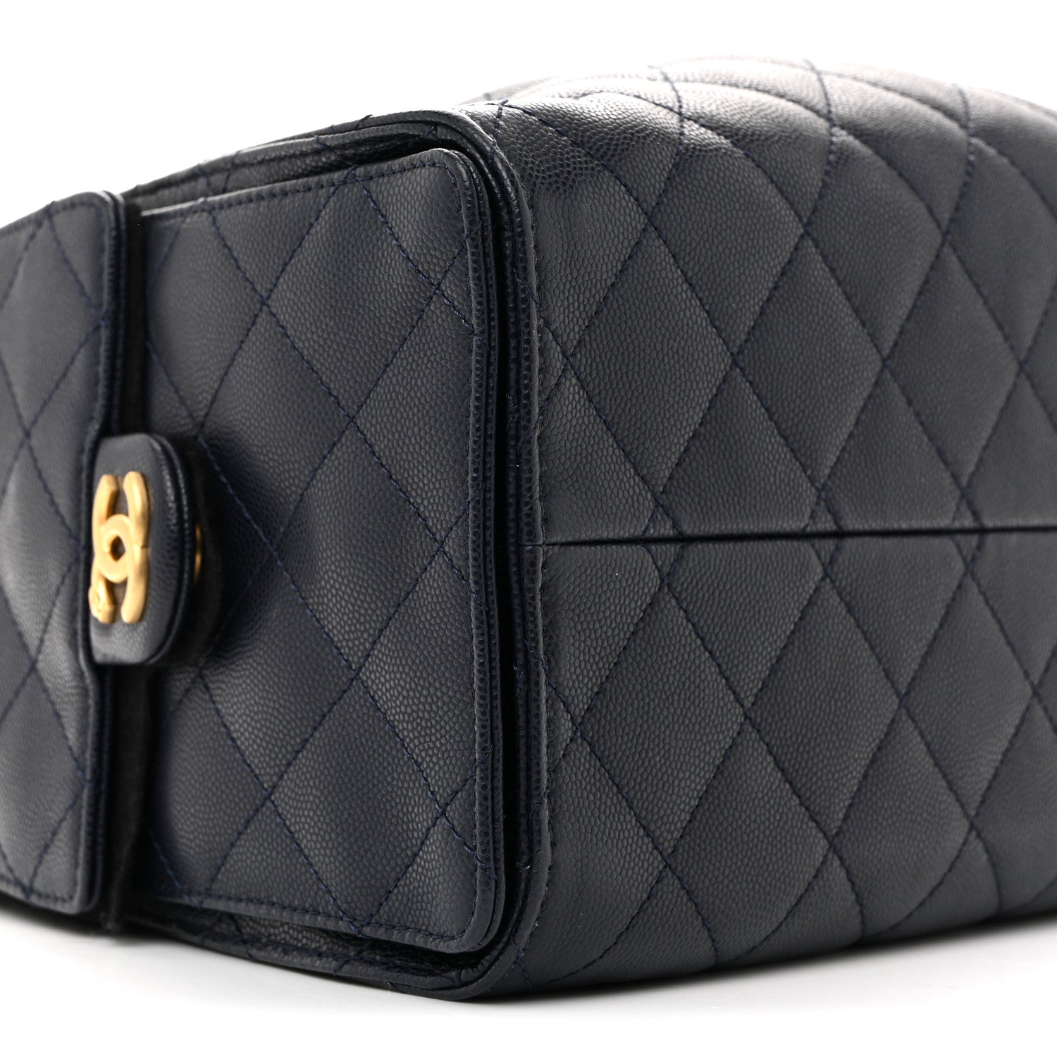 Chanel Caviar Quilted Small Chanel 25 Handbag Dark Navy 9 of 12