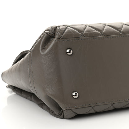 Chanel Aged Calfskin Medium Lady Pearly Flap Grey 9 of 10