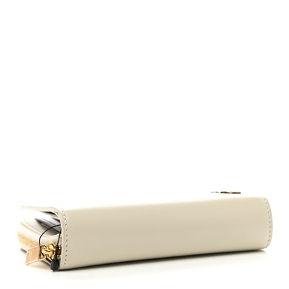 Saint Laurent Calfskin Compact Zip Around Wallet Crema Soft 4 of 7