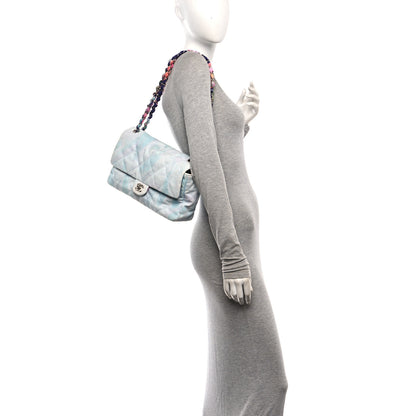 Chanel Canvas Quilted Jungle Jeans Flap White Multicolor 2 of 10