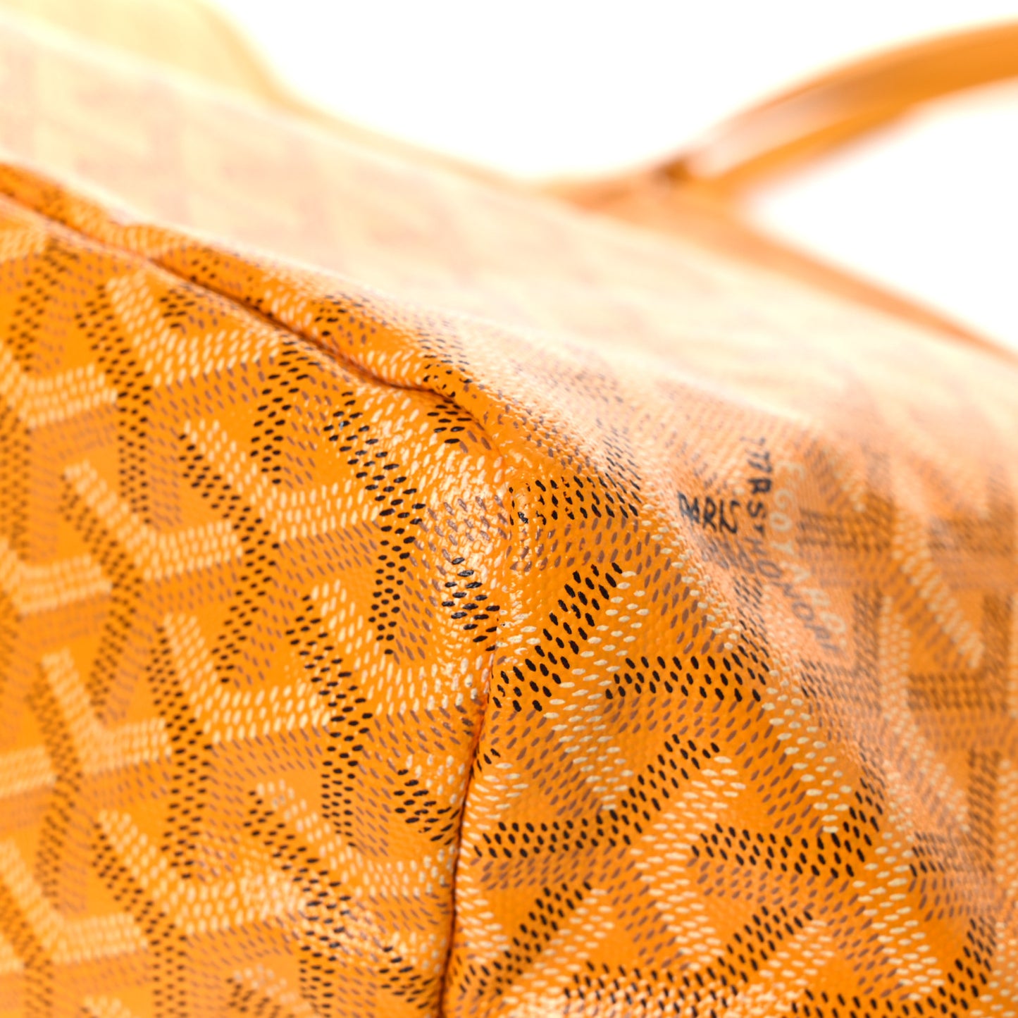 Goyardine Saint Louis PM Yellow