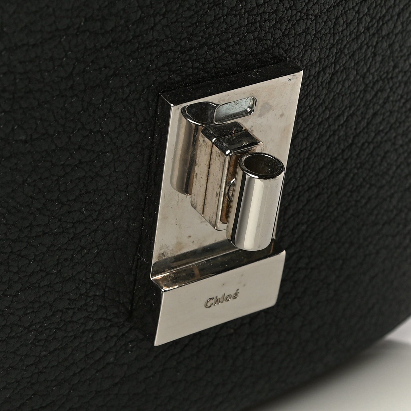 Grained Lambskin Mini Drew Shoulder Bag Black