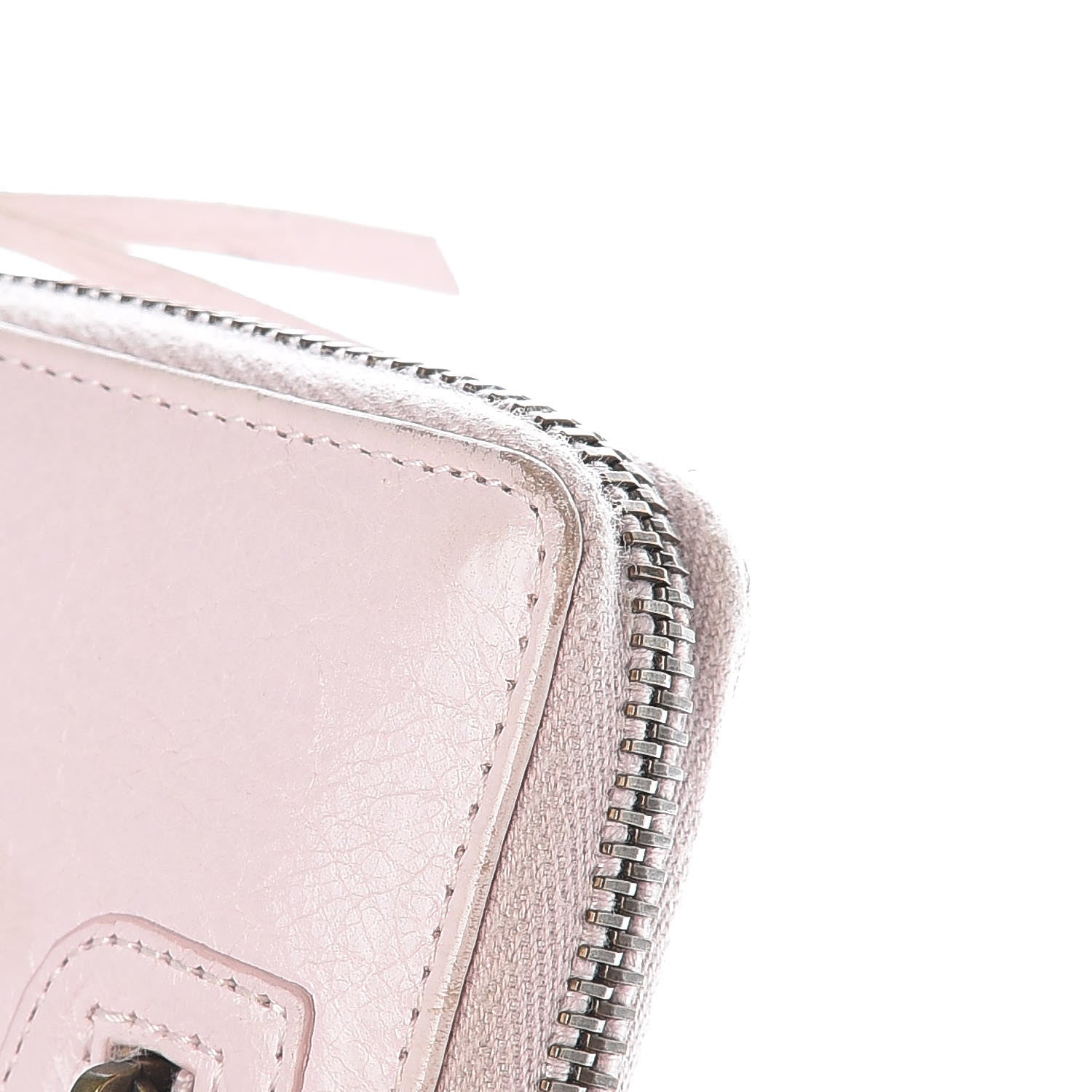 Balenciaga Agneau Classic Hardware Continental Zip Around Wallet Rose Poudre 12 of 15