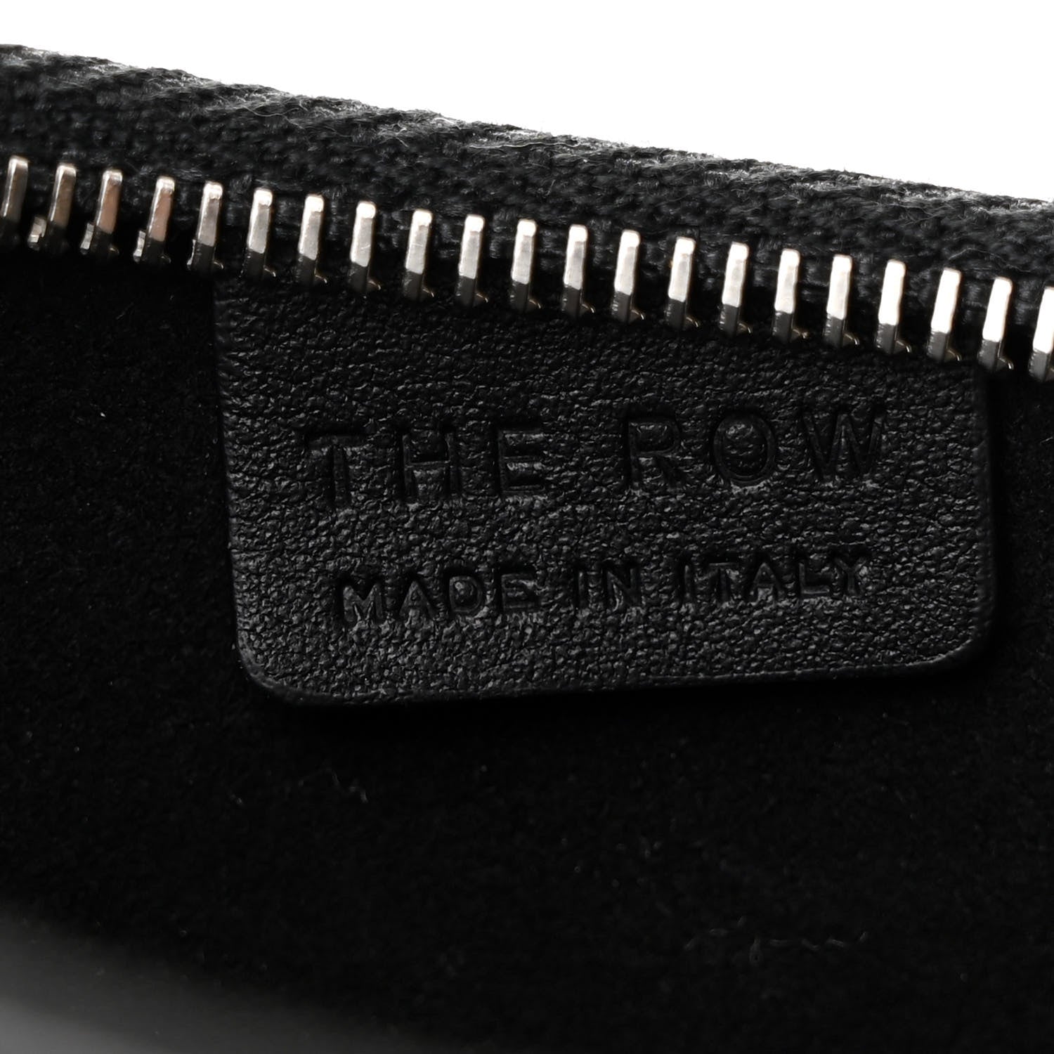 The Row Smooth Calfskin Half Moon Shoulder Bag Black 6 of 11