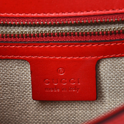 Gucci Ruinart Calfskin Medium Lady Web Shoulder Bag Hibiscus Red 7 of 8