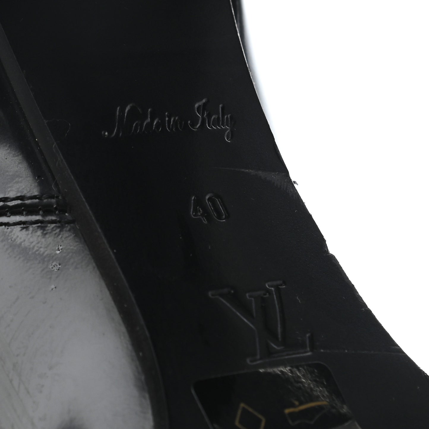 Patent Nano Monogram Ankle Star Trail Boots 40 Black