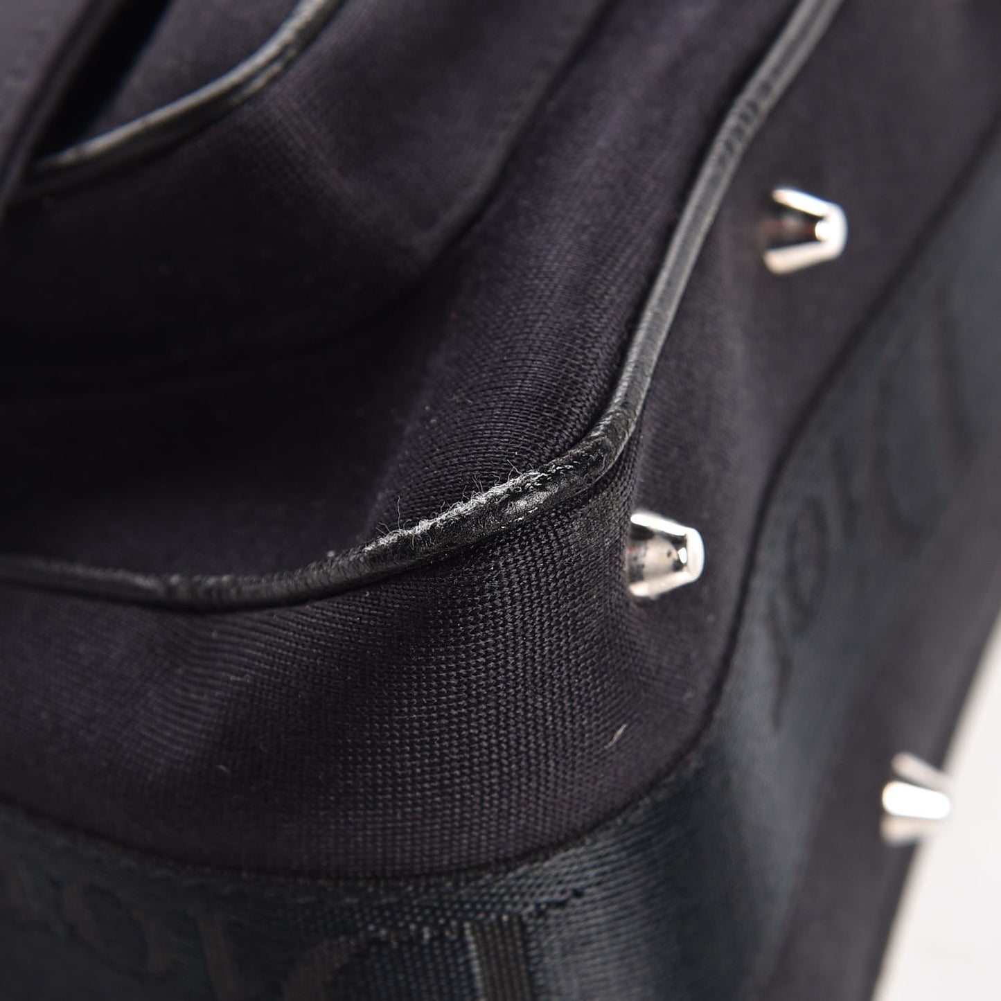 Silk Jersey Crystal Hardcore Clutch Black