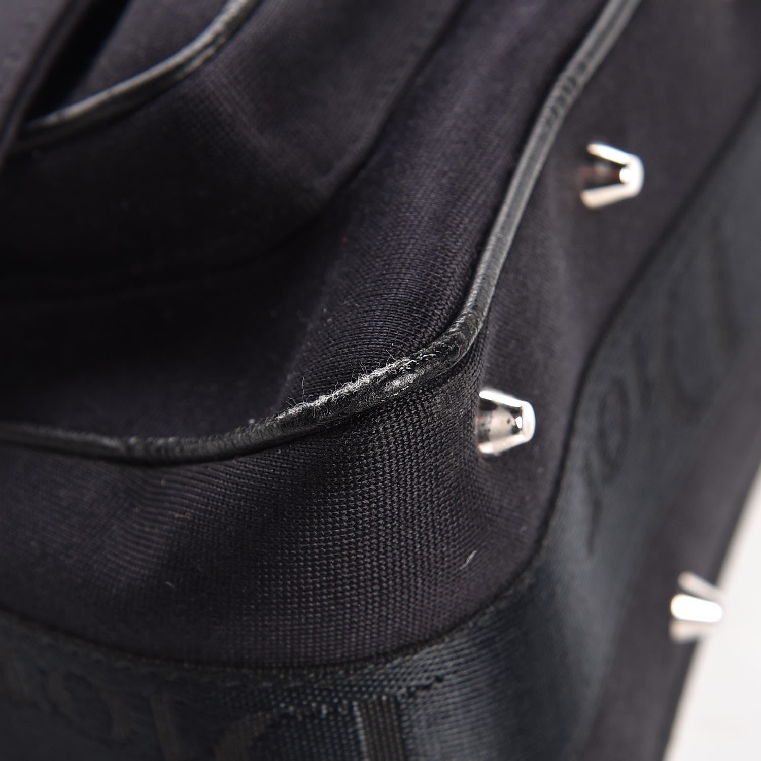 Christian Dior Silk Jersey Crystal Hardcore Clutch Black 10 of 13