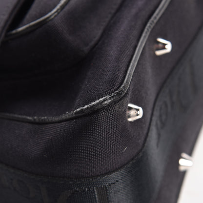 Christian Dior Silk Jersey Crystal Hardcore Clutch Black 10 of 13