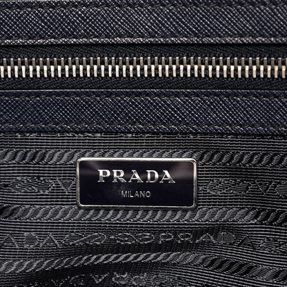 Prada Saffiano Travel Briefcase Baltico 6 of 13