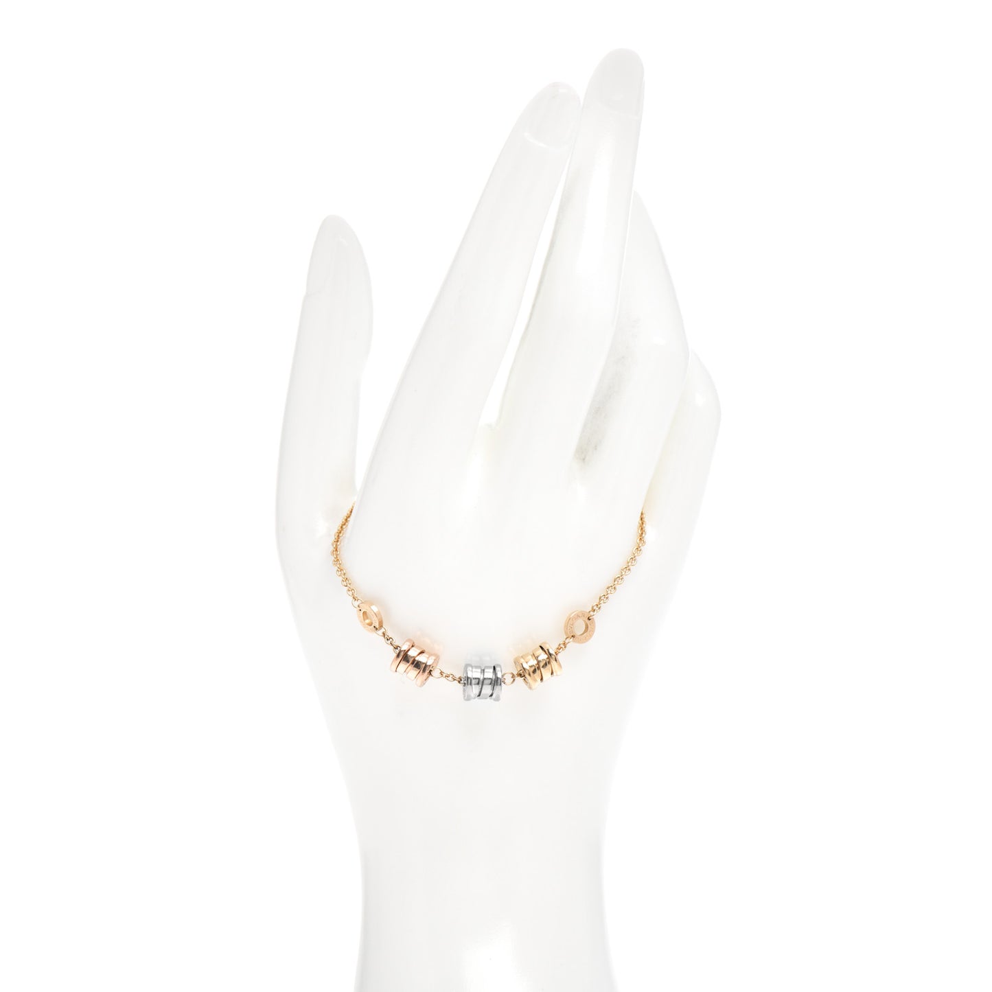 18K Yellow Rose White Gold B.Zero1 Bracelet