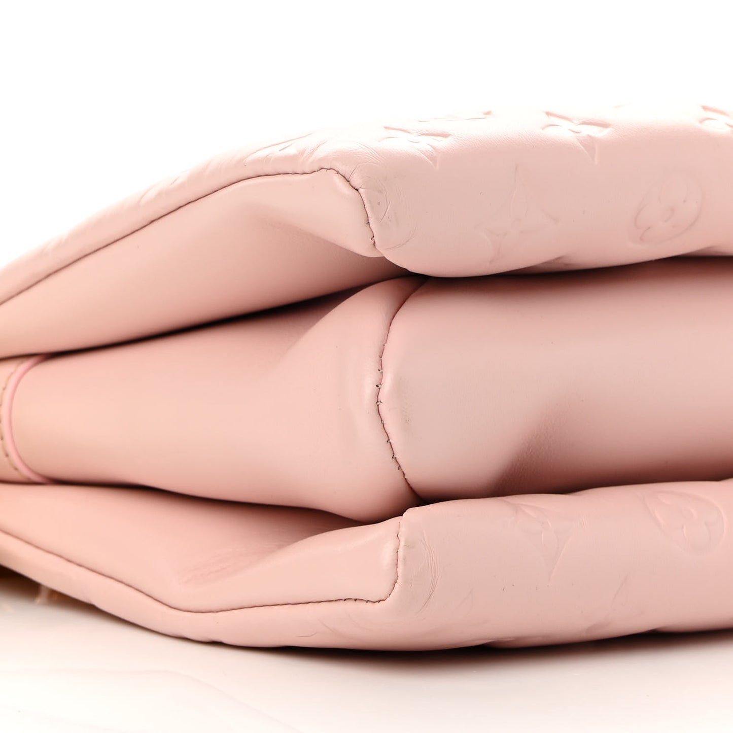 Lambskin Embossed Monogram Coussin PM Rose