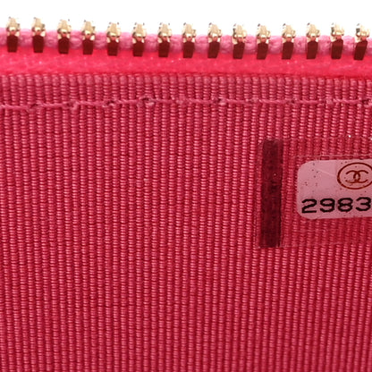 Chanel Caviar Quilted Small Vanity Case With Chain Pink 6 of 9