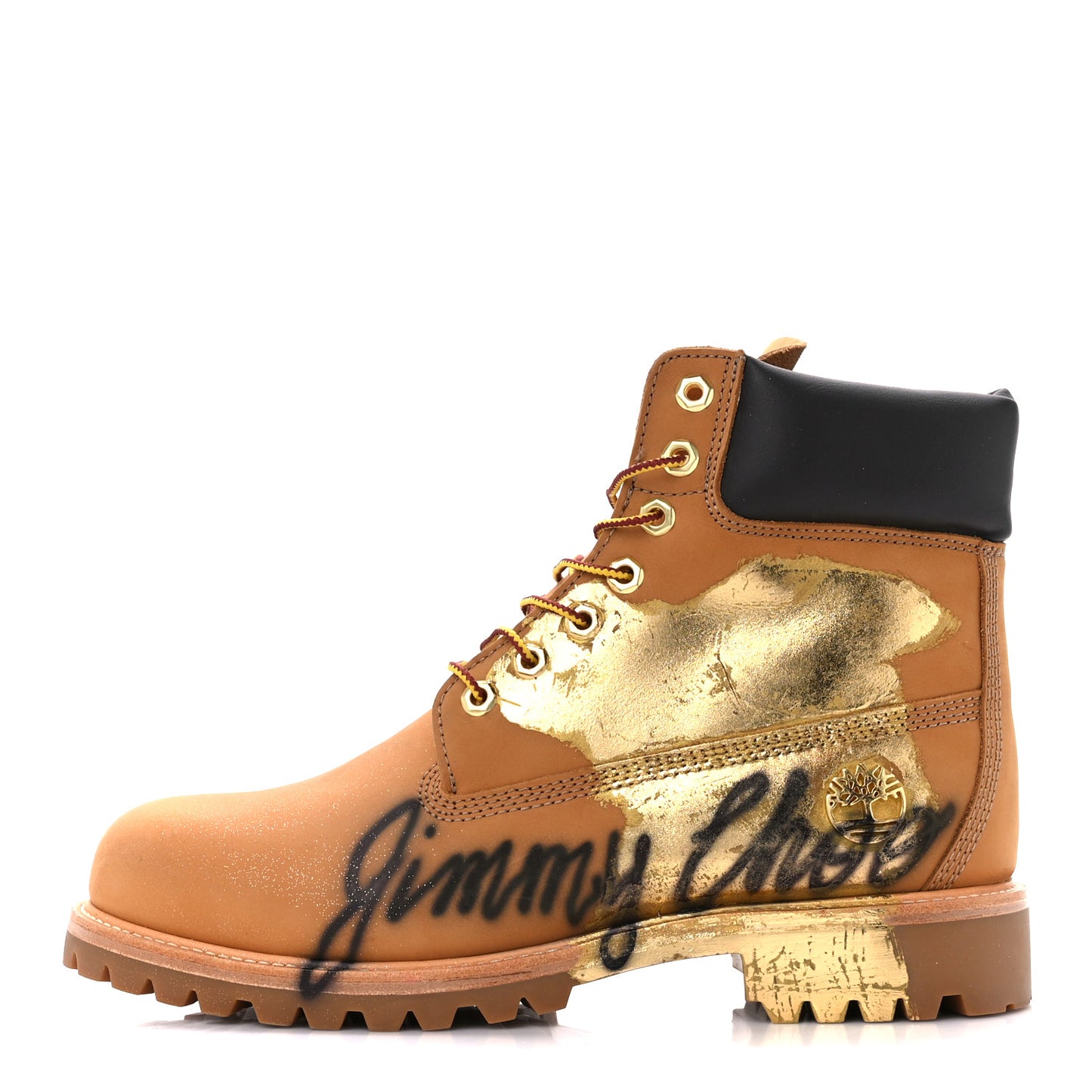 X TIMBERLAND Nubuck Graffiti Mens Ankle Boots 9 Wheat