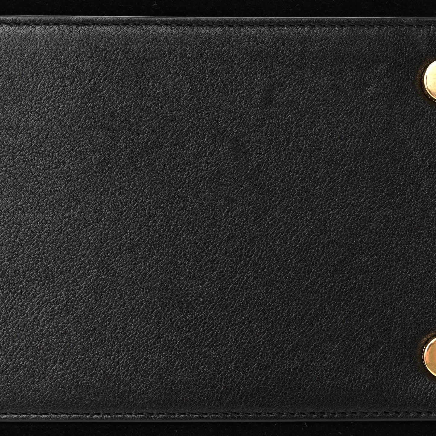 Suede Calfskin Medium Monogram Cabas Black