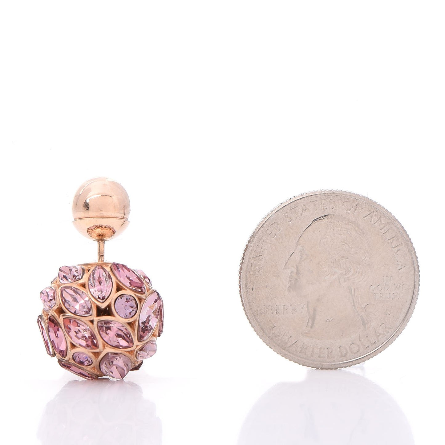 Crystal Mise En Dior Tribal Earrings Violet