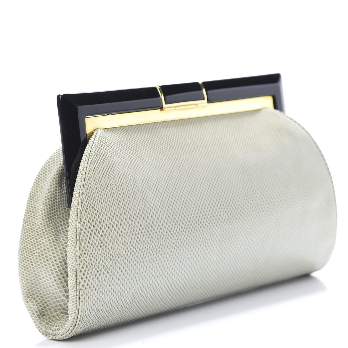 Karung Snakeskin Clutch