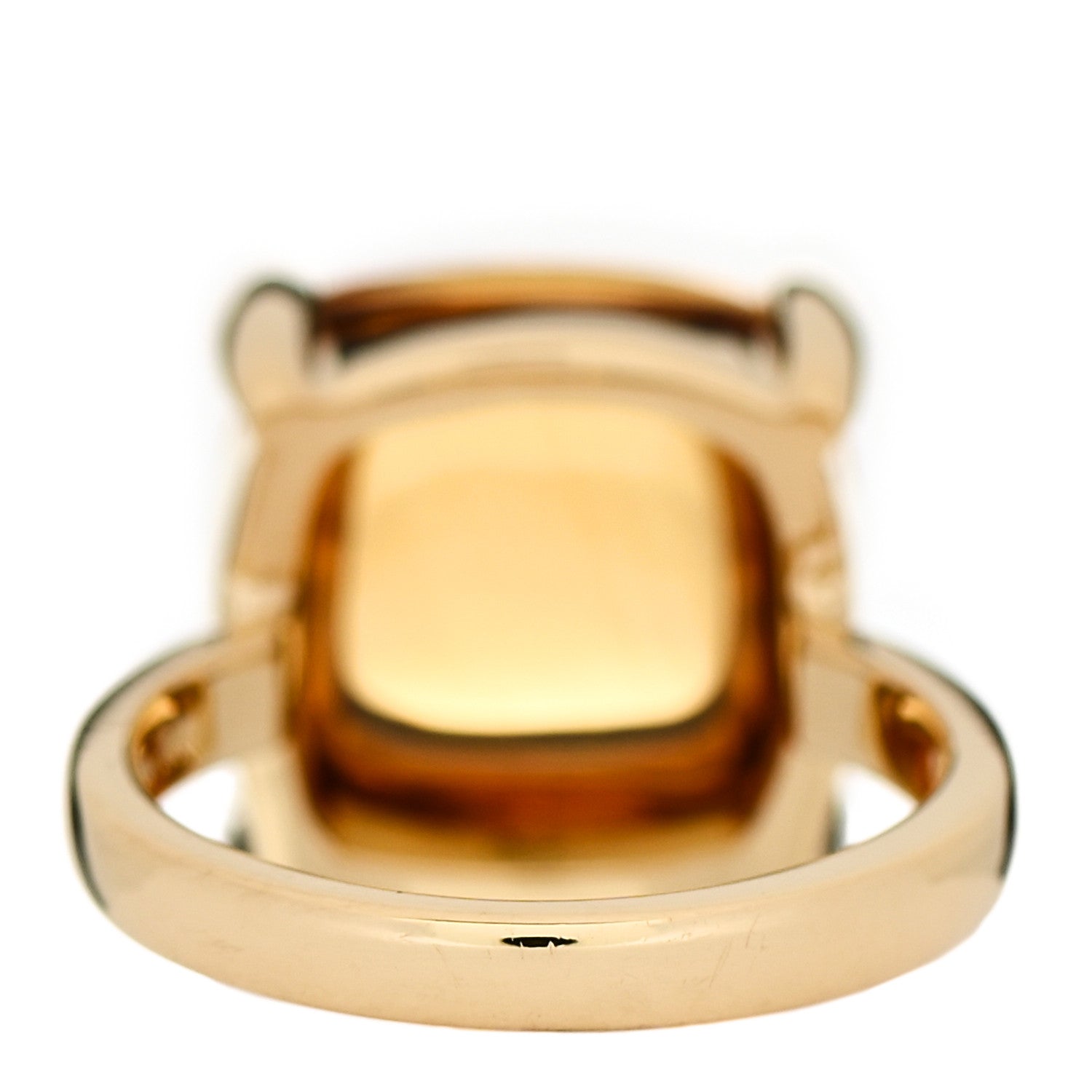 Tiffany 18K Yellow Gold Citrine 12mm Paloma Picasso Sugar Stacks Ring 47 4 3 of 6