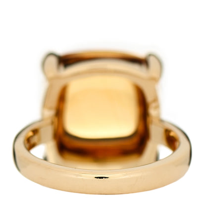 Tiffany 18K Yellow Gold Citrine 12mm Paloma Picasso Sugar Stacks Ring 47 4 3 of 6