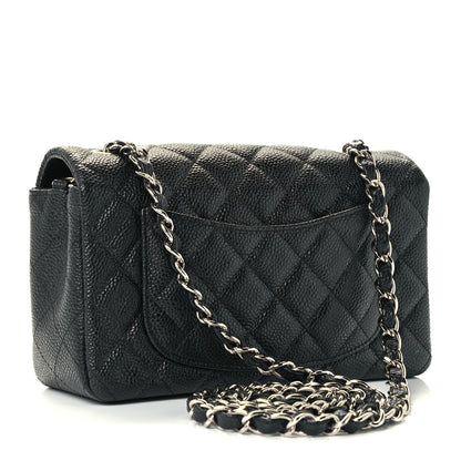 Chanel Caviar Quilted Mini Rectangular Flap Black 3 of 12