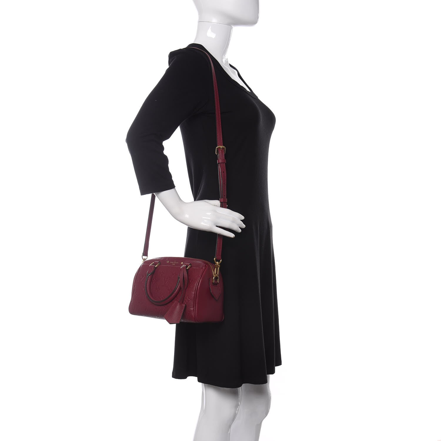 Louis Vuitton Empreinte Speedy Bandouliere 20 NM Raisin 2 of 14