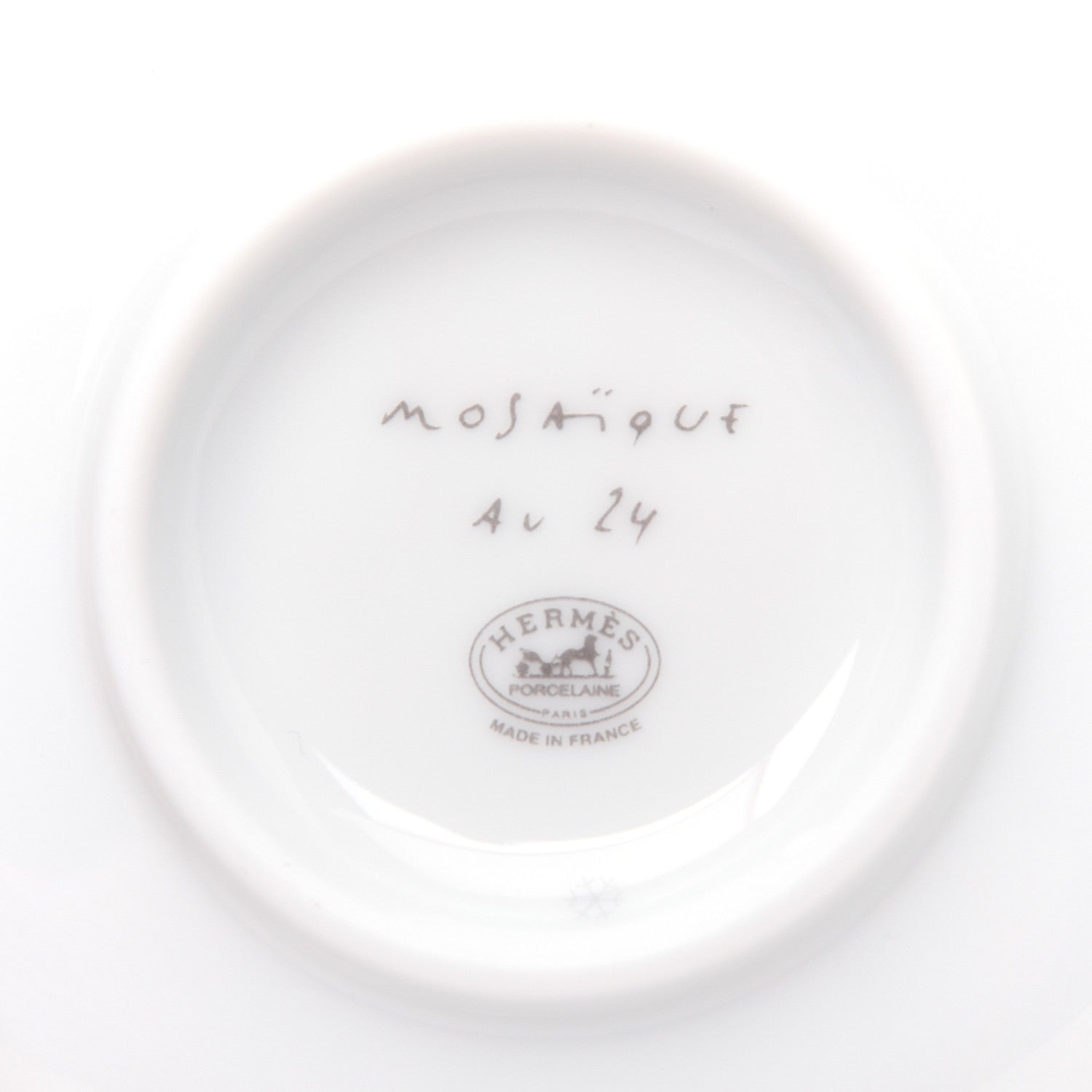Hermes Porcelain Mosaique au 24 Soy Dish 4 of 7