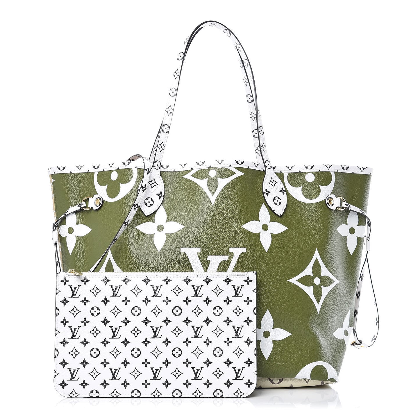 Monogram Giant Neverfull MM Kaki