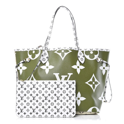 Louis Vuitton Monogram Giant Neverfull MM Kaki 1 of 11