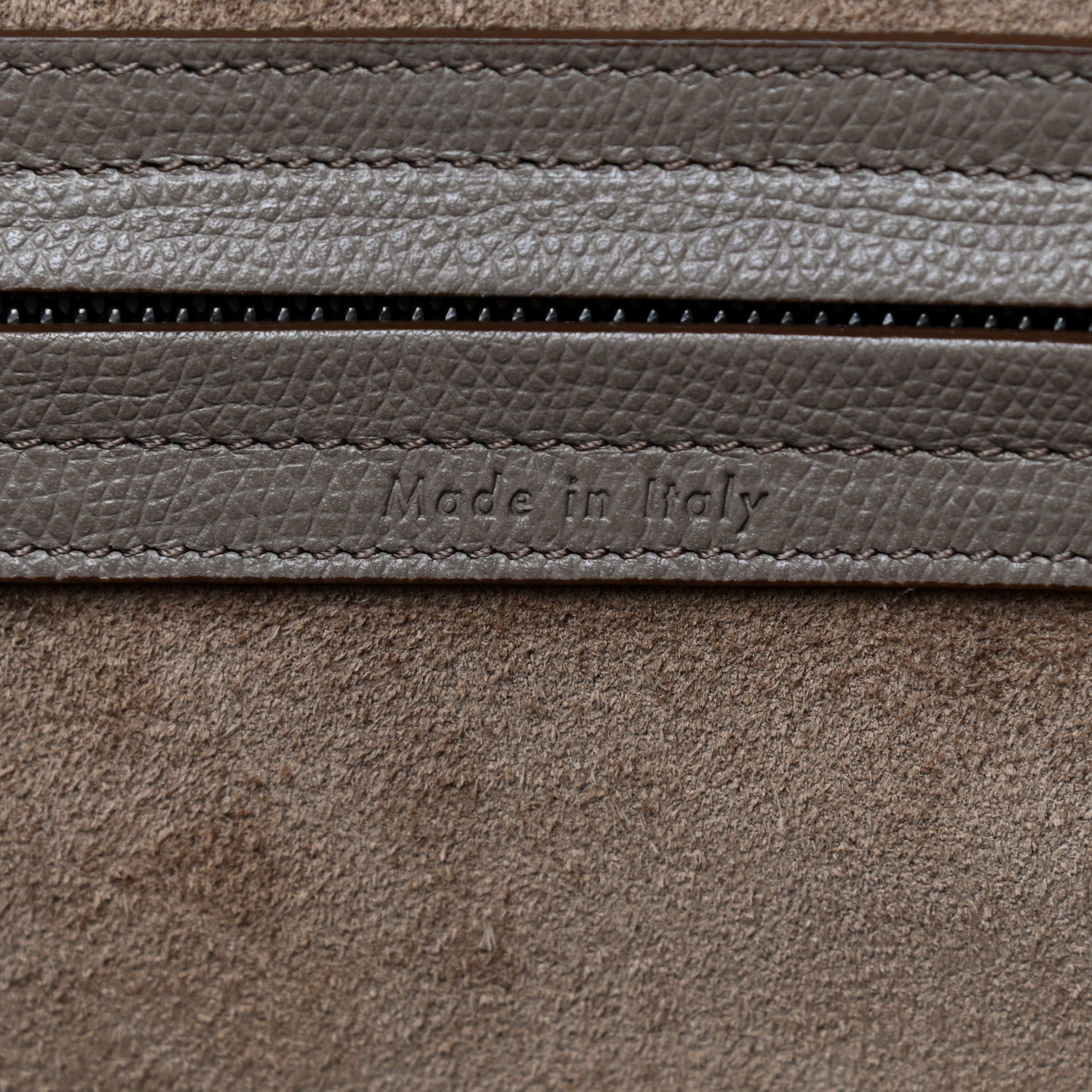 Celine Baby Grained Calfskin Medium Phantom Luggage Taupe 8 of 9