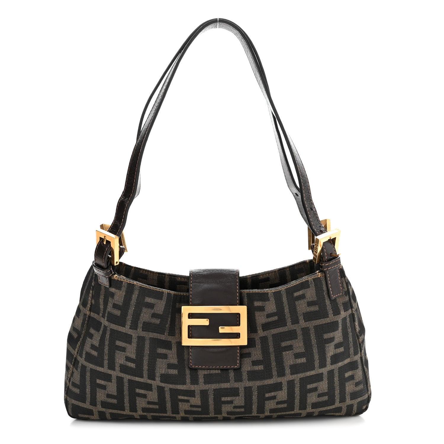 Fendi Zucca Shoulder Bag Tobacco 1 of 11