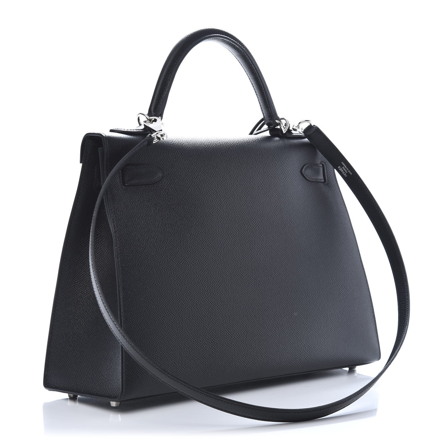 Hermes Epsom Kelly Sellier 32 Black 3 of 12