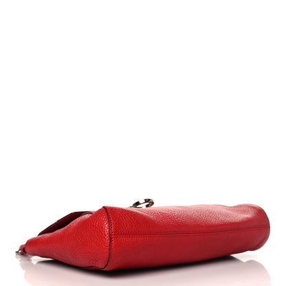 Salvatore Ferragamo Calfskin Gancini Crossbody Red 4 of 10