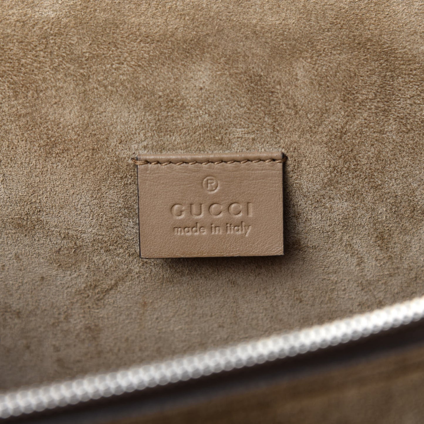 GG Supreme Monogram Medium Dionysus Shoulder Bag Taupe