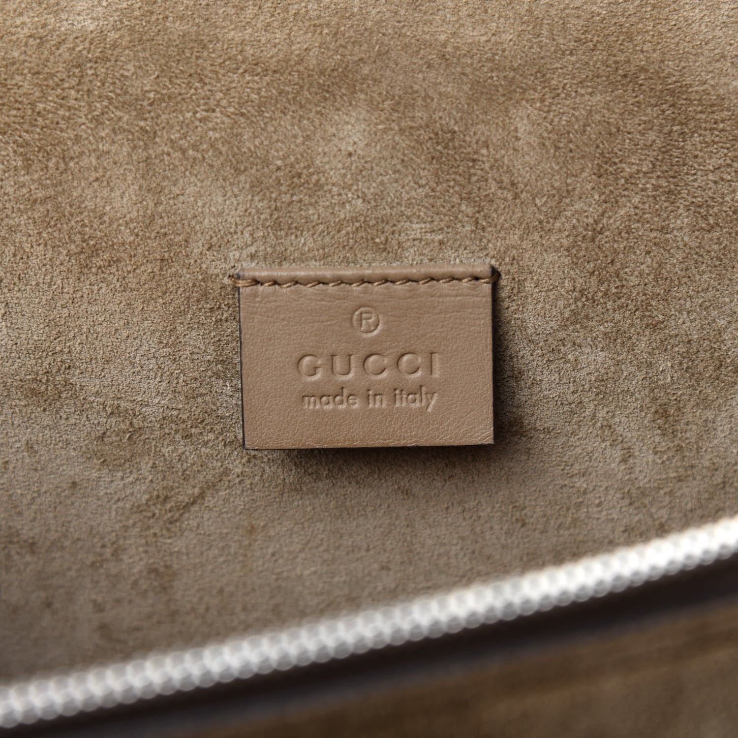 Gucci GG Supreme Monogram Medium Dionysus Shoulder Bag Taupe 8 of 10