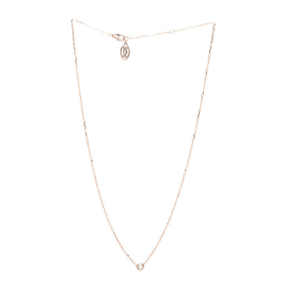 Cartier 18K Pink Gold Diamond SM D'Amour Pendant Necklace 2 of 4