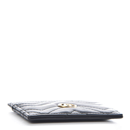 Gucci Calfskin Matelasse GG Marmont Card Holder Black 4 of 7