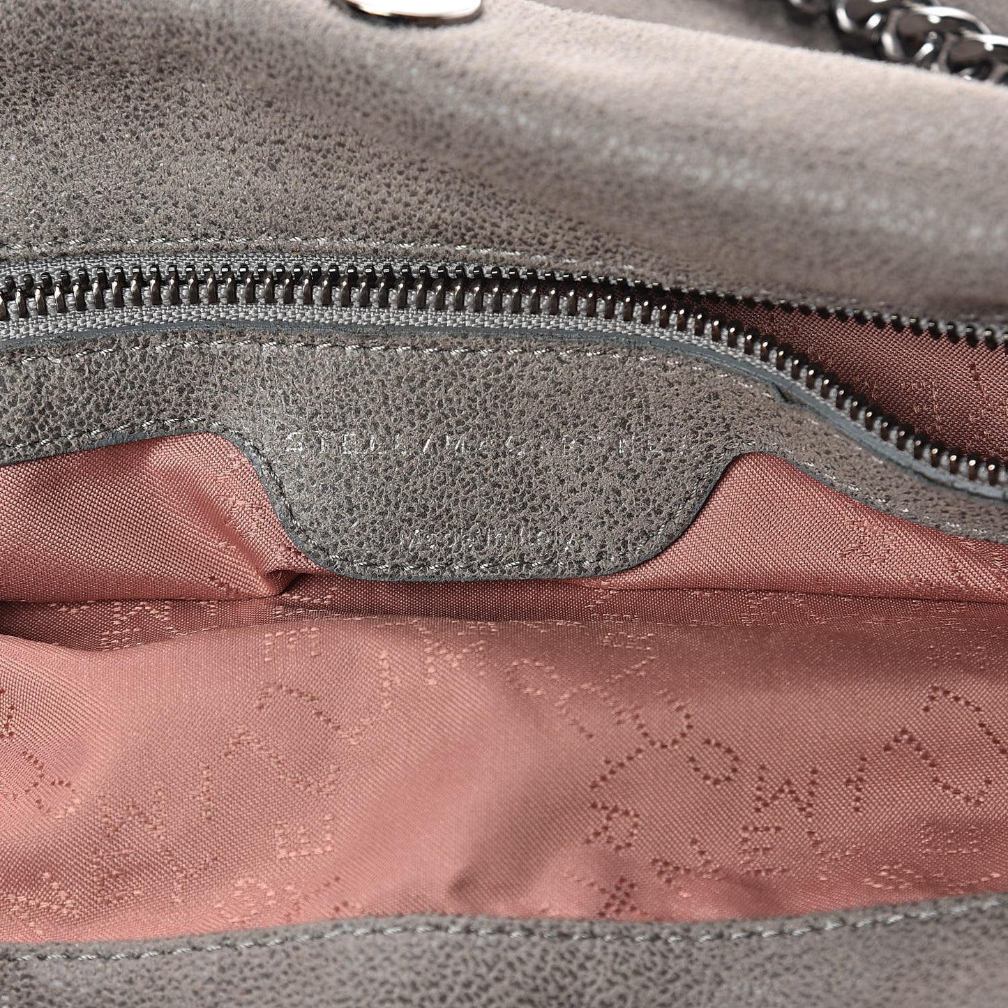 Shaggy Deer Small Falabella Tote Grey