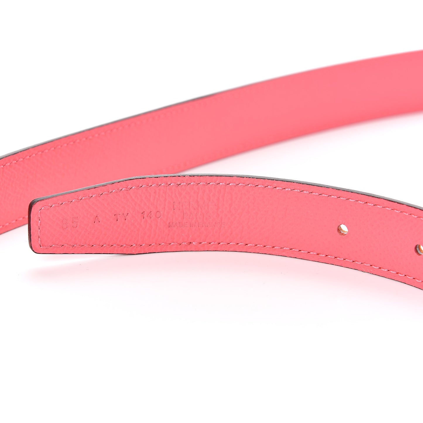 Swift Epsom 24mm Mini Constance H Belt 85 Orange Poppy Rose Azalee