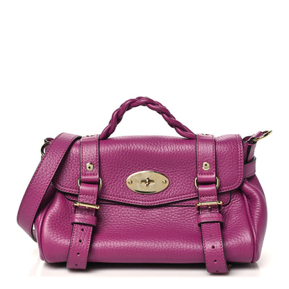 Mulberry Heavy Grain Mini Alexa Orchid Bloom 1 of 9