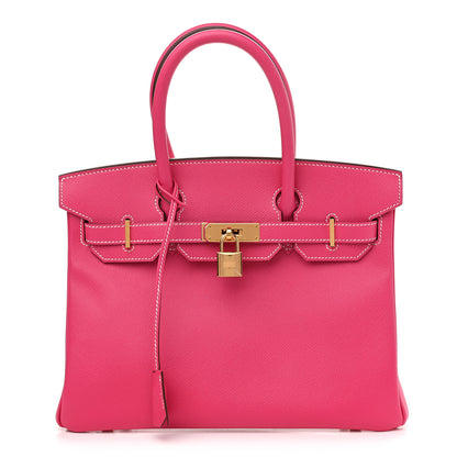 Hermes Epsom Birkin 30 Rose Tyrien 1 of 11
