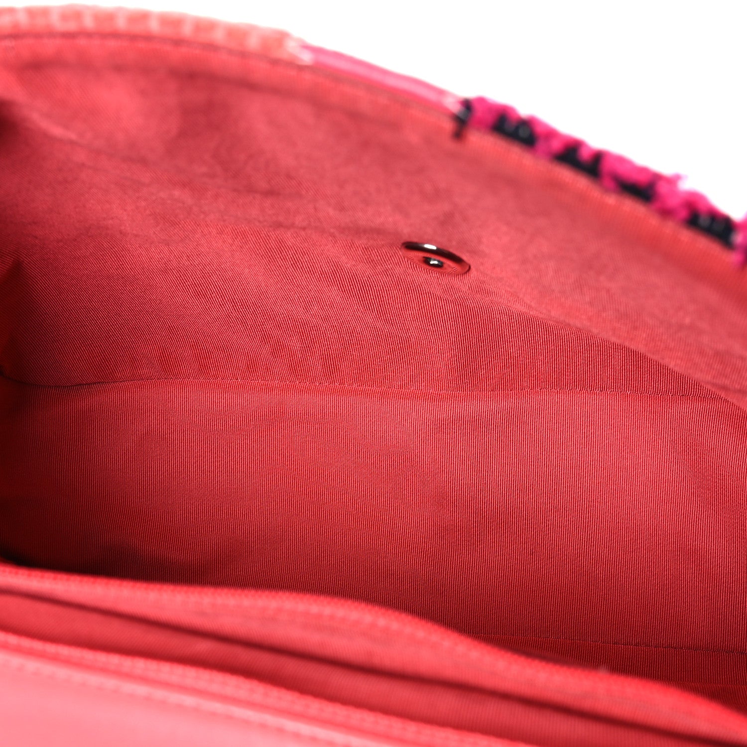 Chanel Tweed Patchwork Jumbo Single Flap Pink 5 of 12